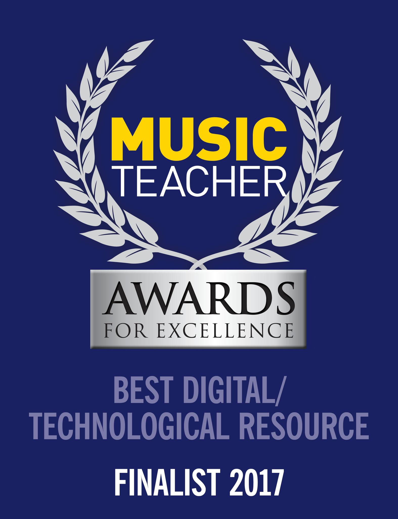 E-MusicMaestro is Music Teacher Award finalist 2017!